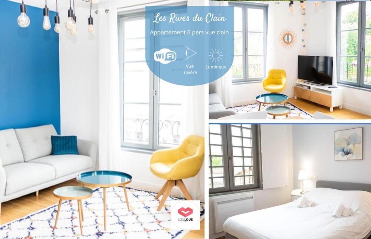 ポアティエLes Rives Du Clain - Sublime T4 Au Bord De L'Eauアパートメント エクステリア 写真